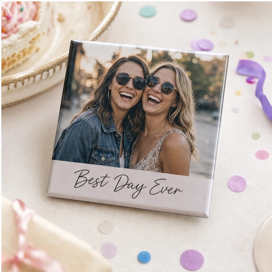 Best friend memory photo magnet