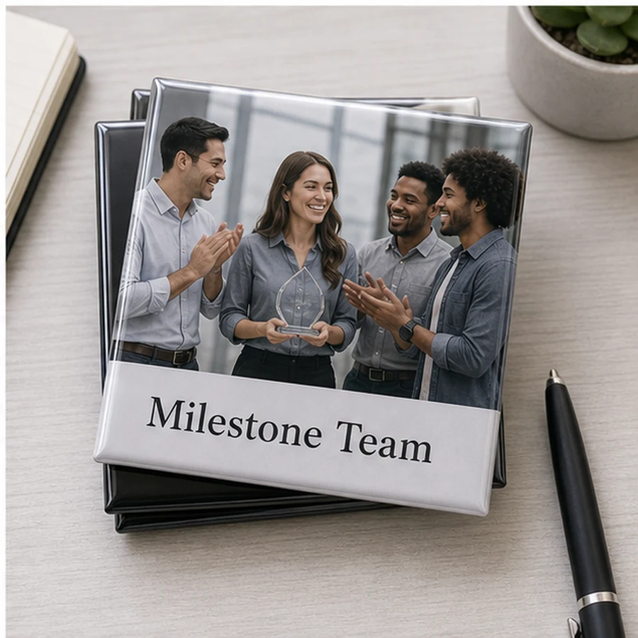 Employee appreciation photo magnet