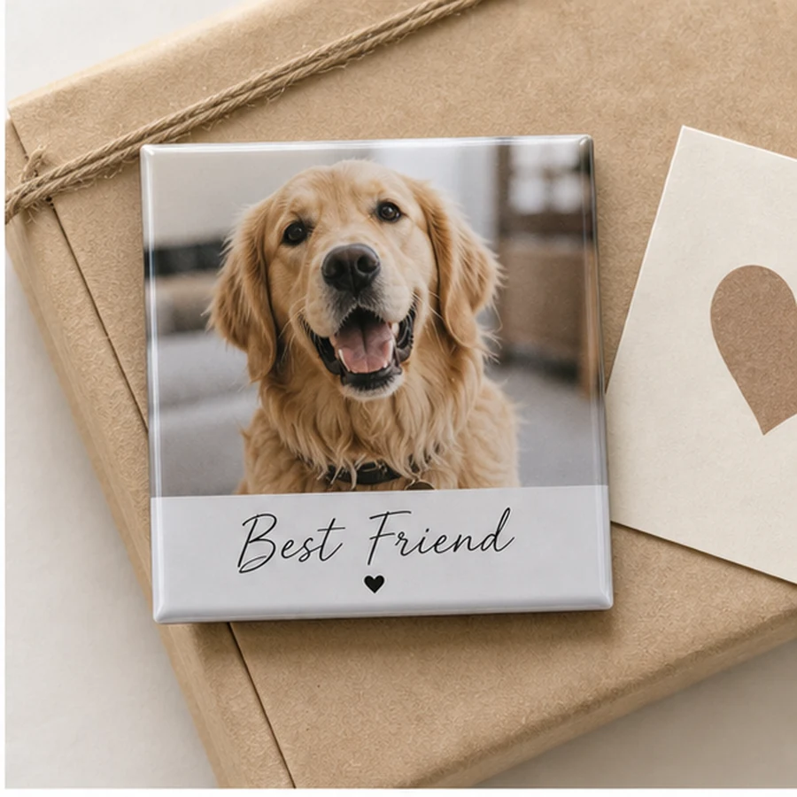 Pet photo gift magnet